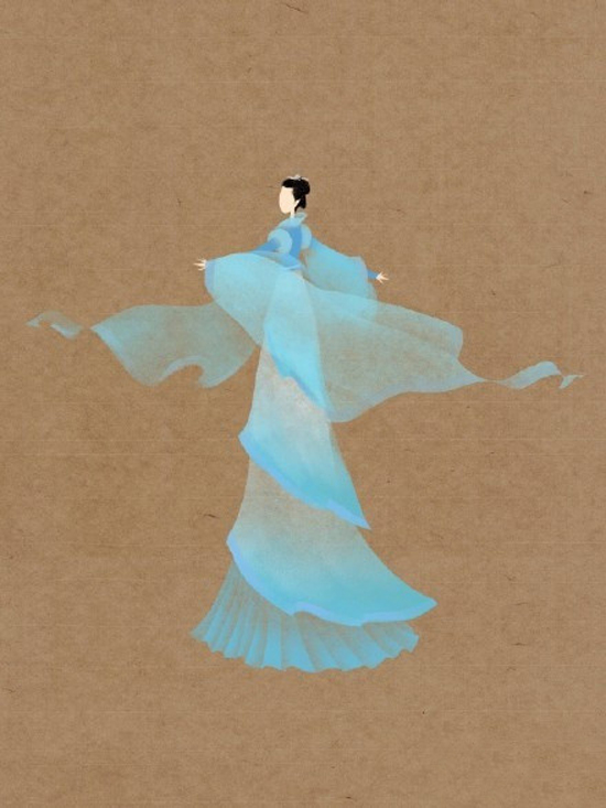 經(jīng)典古風(fēng)電視劇插畫，人生若只如初見