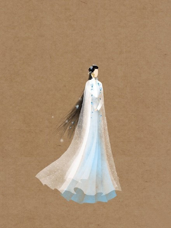 經(jīng)典古風(fēng)電視劇插畫，人生若只如初見