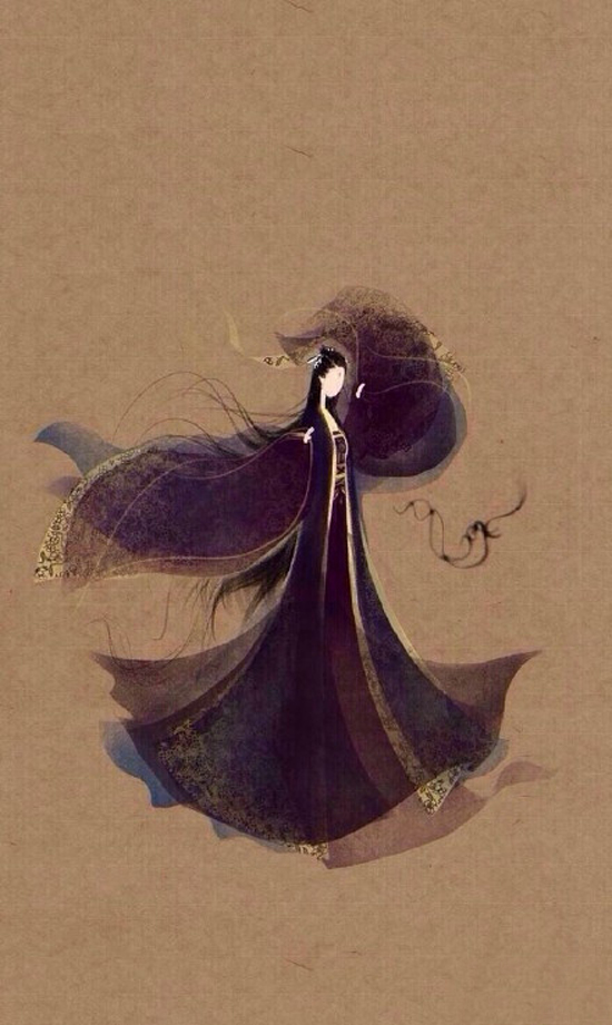 經(jīng)典古風(fēng)電視劇插畫，人生若只如初見