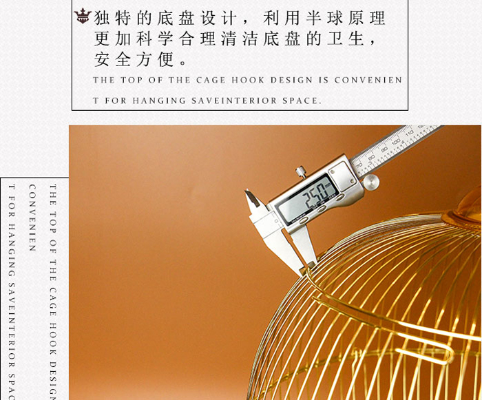 鸚鵡金屬裝飾觀賞鳥(niǎo)籠