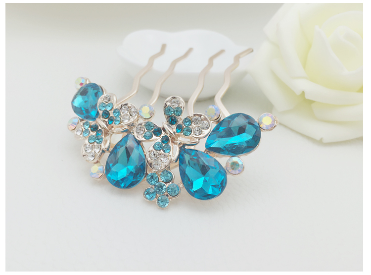 福連文苑珍珠發(fā)梳插梳可愛氣質(zhì)頭飾首飾