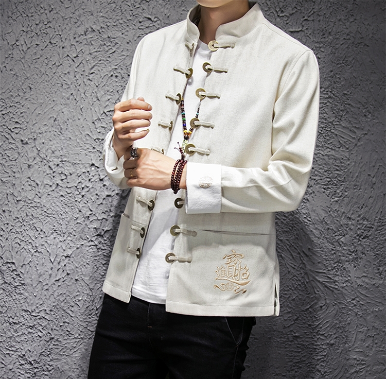 福連文苑夾克立領(lǐng)唐裝