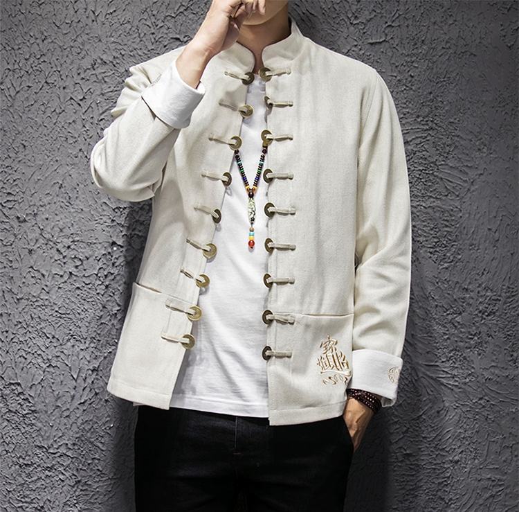 福連文苑夾克立領(lǐng)唐裝