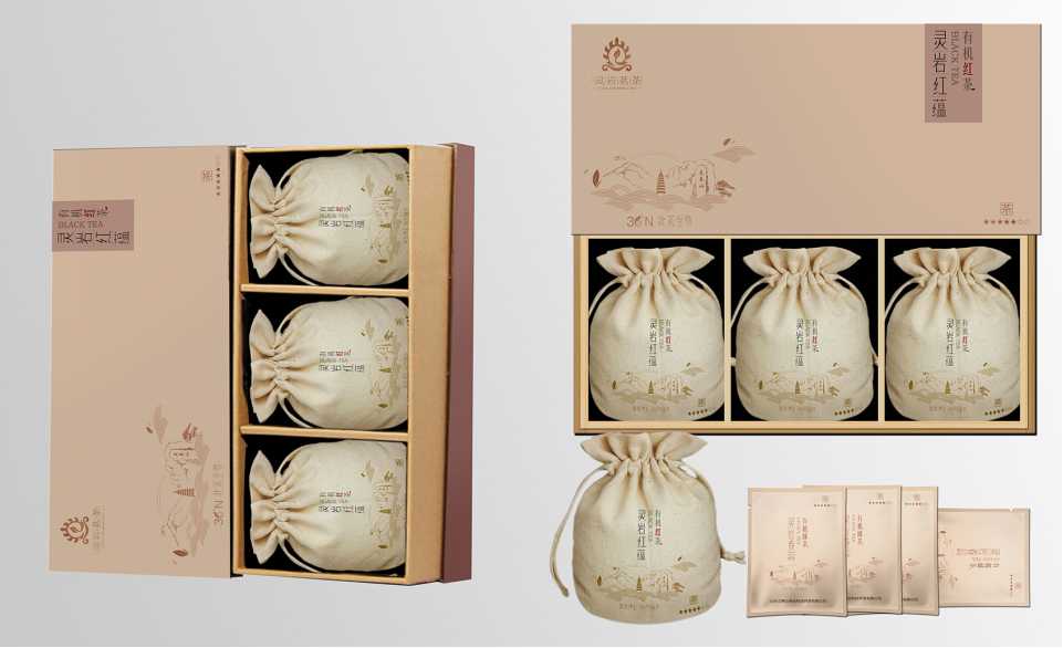 福連文苑個(gè)性茶葉禮品包裝