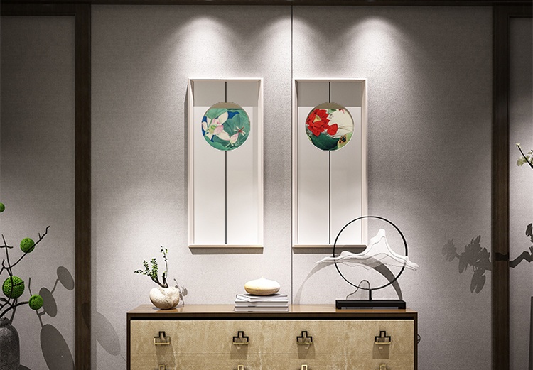 福連文苑簡約意蘊的裝飾畫