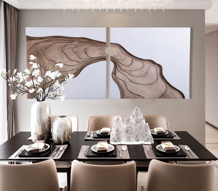 福連文苑簡約意蘊的裝飾畫