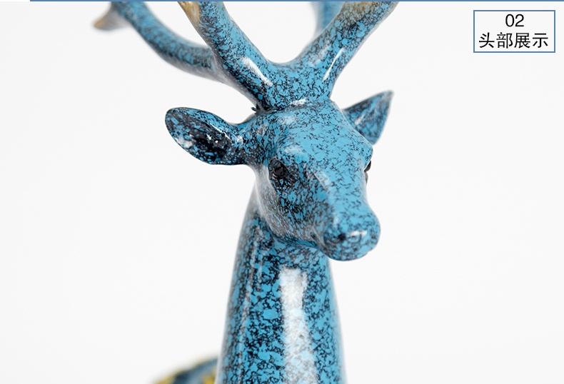 空靈優(yōu)雅，福壽福祿雙至的鹿型青銅器工藝品