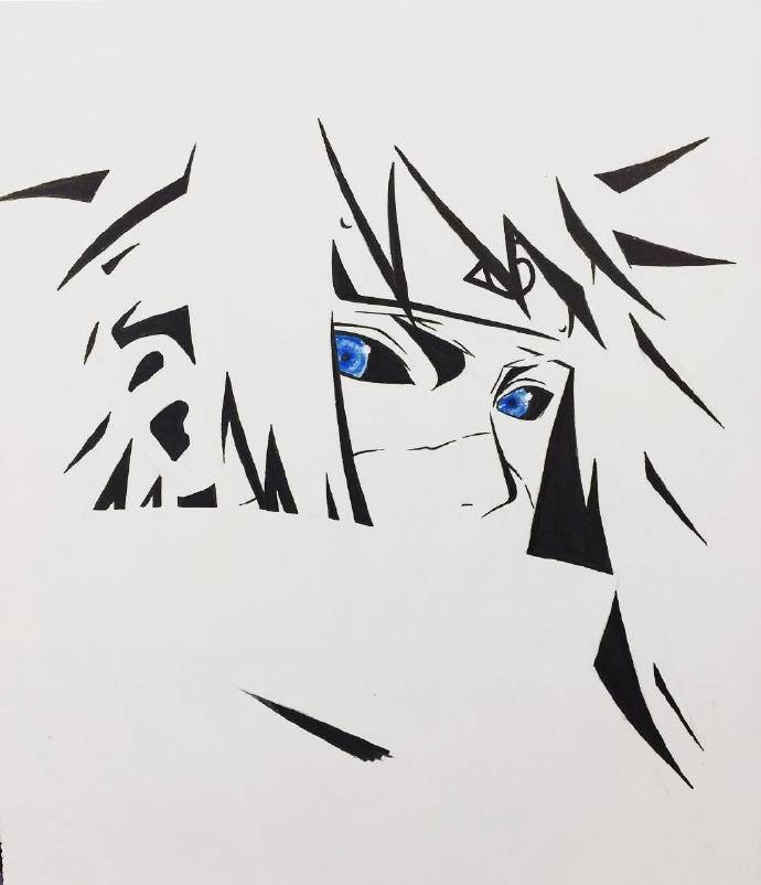 火影忍者簡(jiǎn)約精致插畫