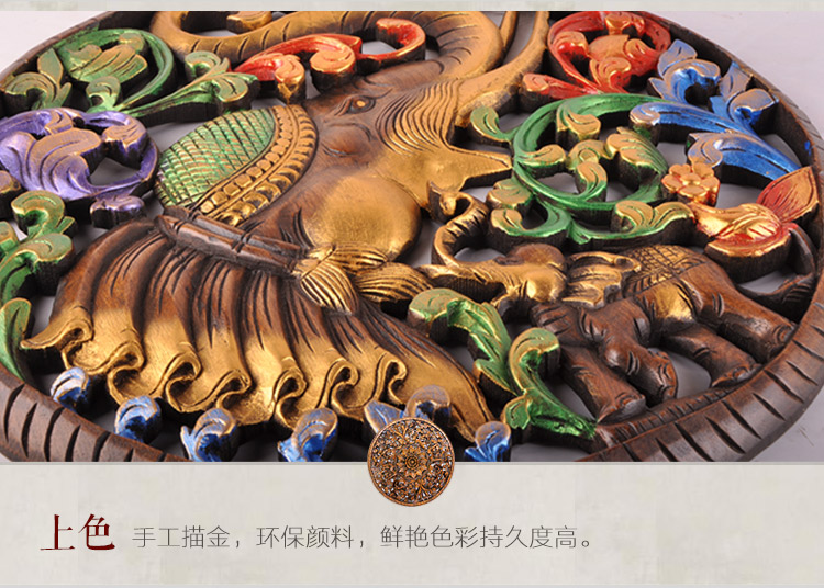 泰式雕刻，柚木雅致精美木雕