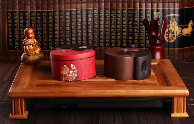 太極陰陽(yáng)紫砂壺，創(chuàng)意福連文苑格紫砂壺