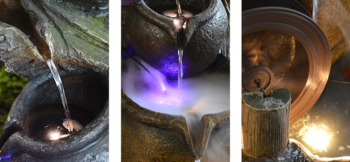 聽涓涓細流的假山，看水鄉(xiāng)故事假山石