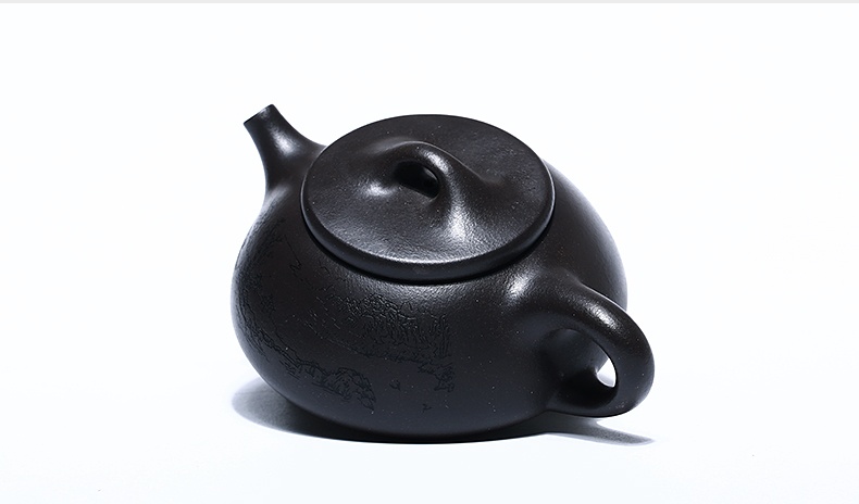 石瓢手工紫砂壺，精致典雅紫砂壺