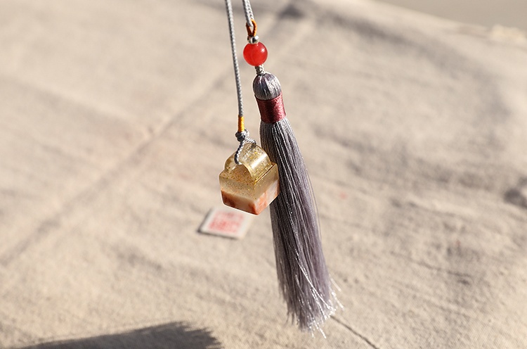 純手工壽山石印章，精致小巧印章圖片