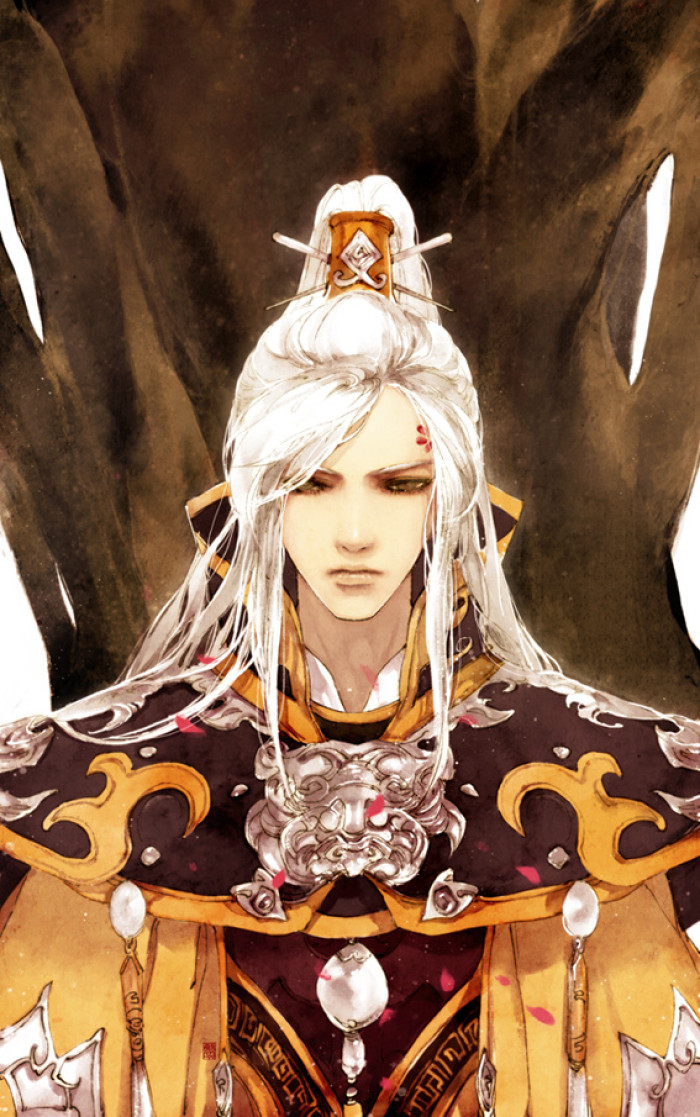 古風(fēng)精美插畫，細(xì)膩精品手繪插畫