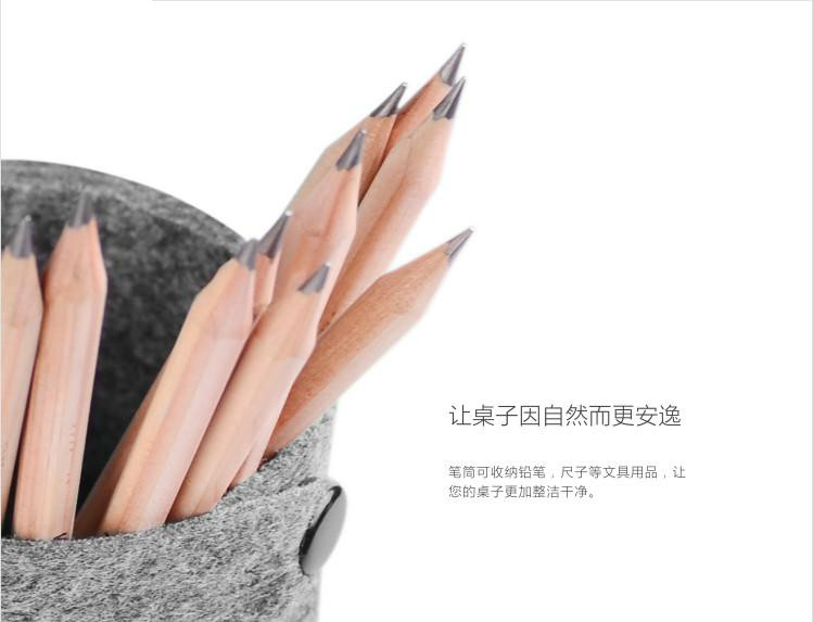 簡易實用羊毛氈筆筒，創(chuàng)意環(huán)保筆筒