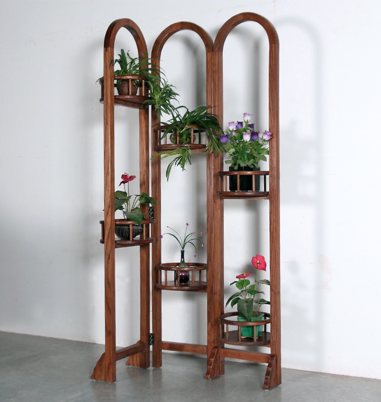 簡約花藝雅韻屏風(fēng)，百搭中式屏風(fēng)