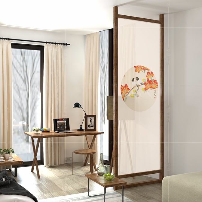隔斷裝飾屏風(fēng)，精致中式屏風(fēng)
