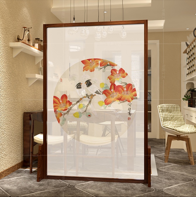 隔斷裝飾屏風(fēng)，精致中式屏風(fēng)