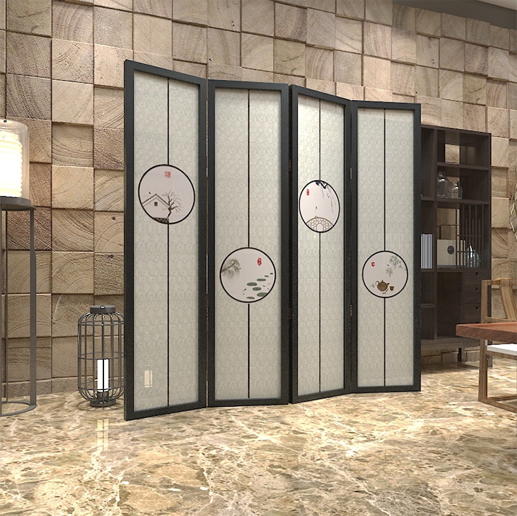 憶江南雅韻屏風(fēng)，愜意雅致中式屏風(fēng)