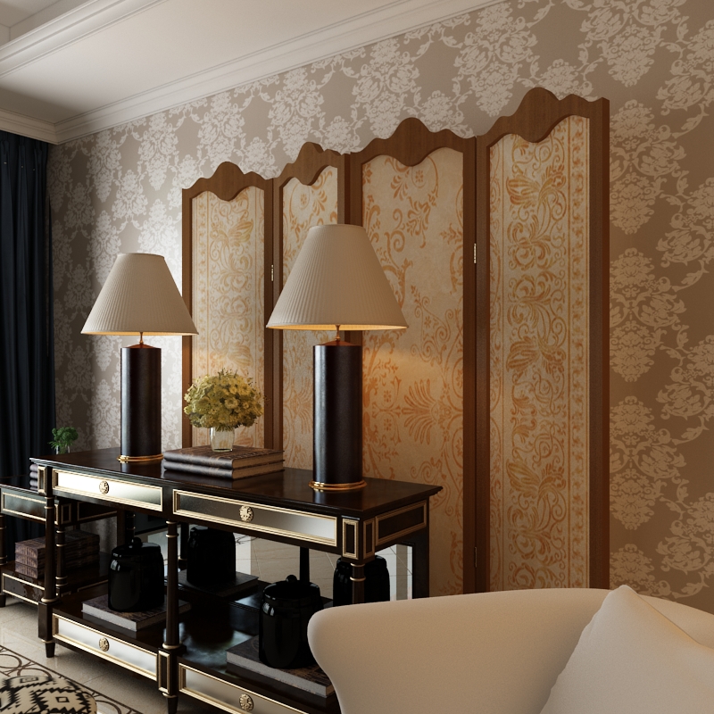 歐式簡約屏風(fēng)，簡約布藝屏風(fēng)