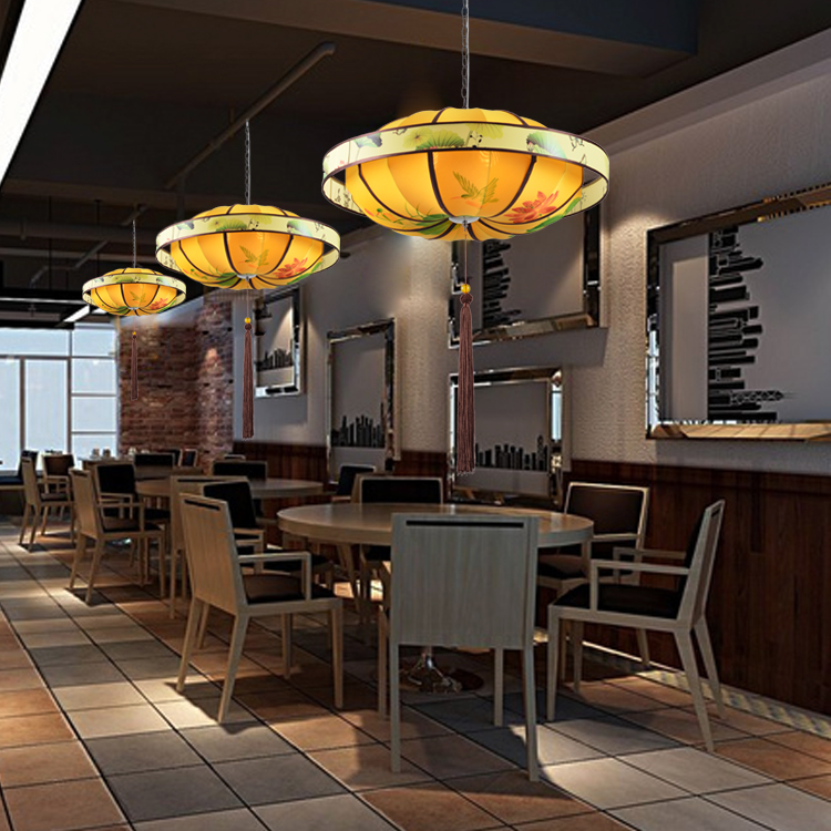 福連文苑燈籠式燈具，精美別致福連文苑燈具圖片