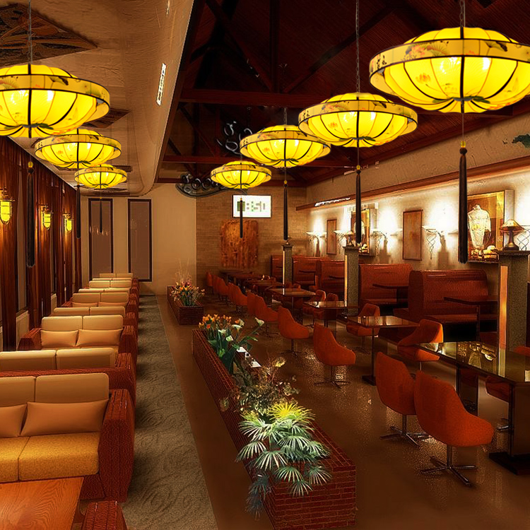 福連文苑燈籠式燈具，精美別致福連文苑燈具圖片