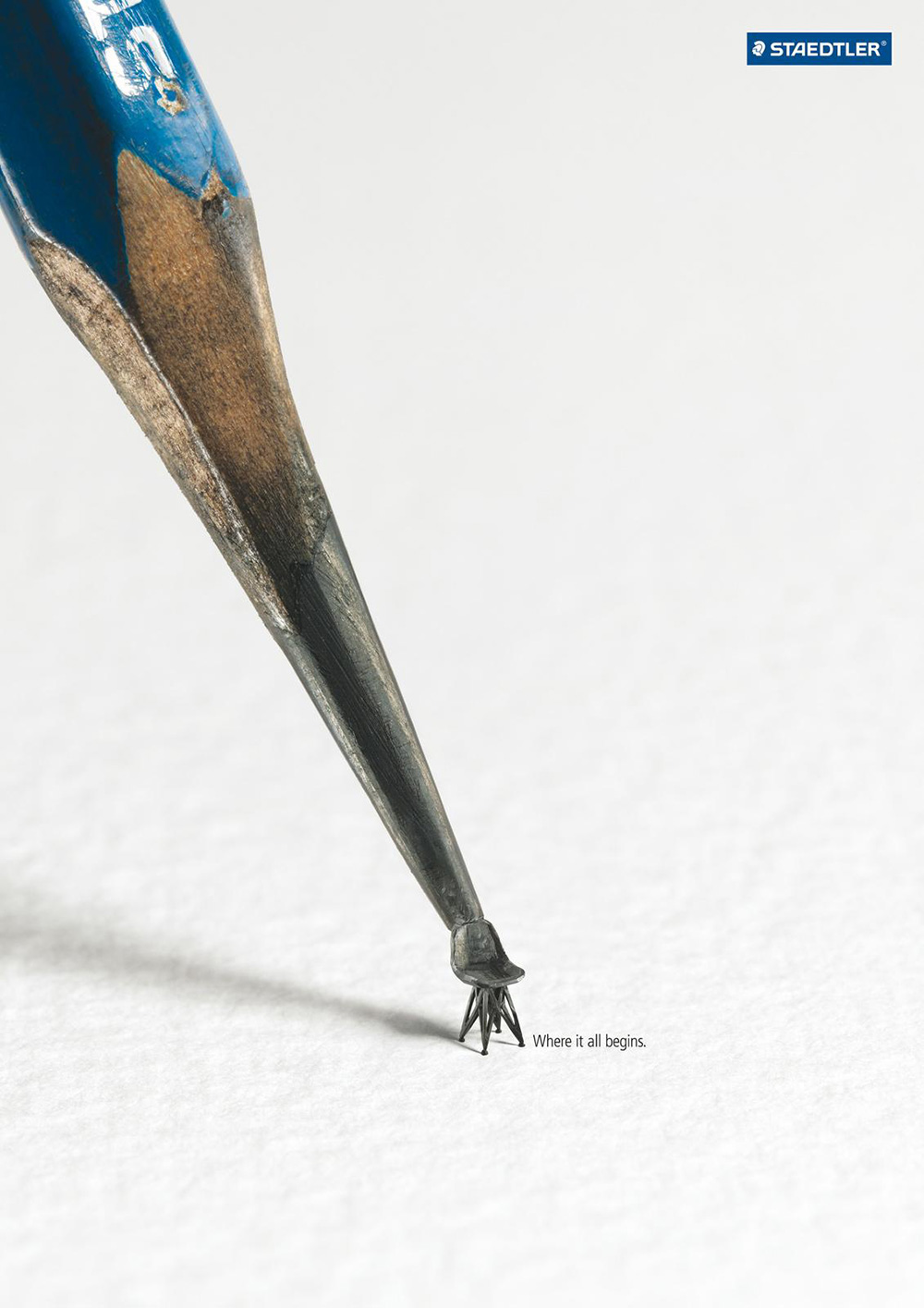 極簡腦洞大開海報，辦公用品海報設計