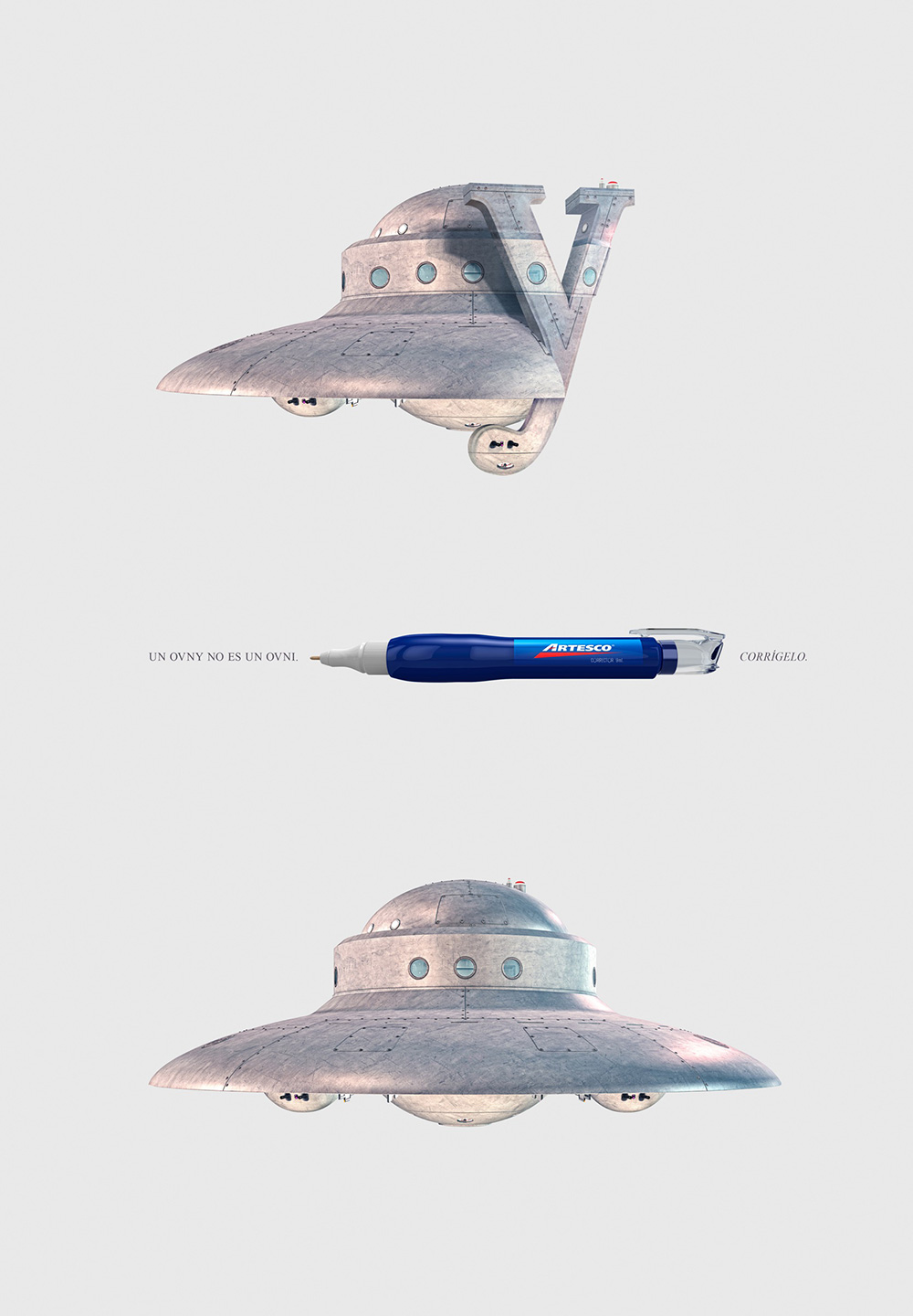 極簡腦洞大開海報，辦公用品海報設計