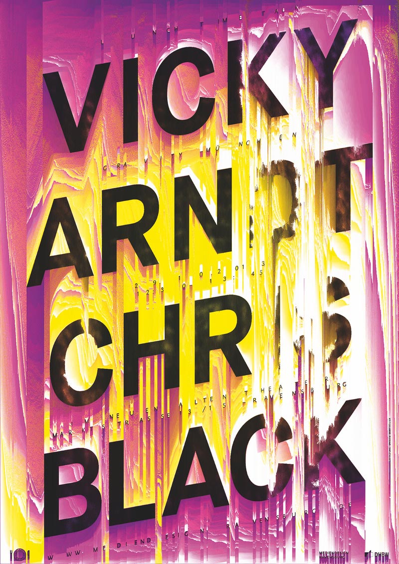 視覺沖擊海報，三維視角海報設計