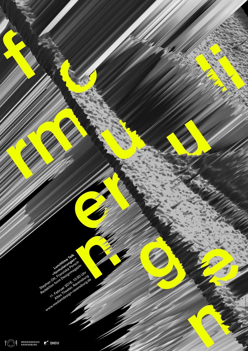 視覺沖擊海報，三維視角海報設計