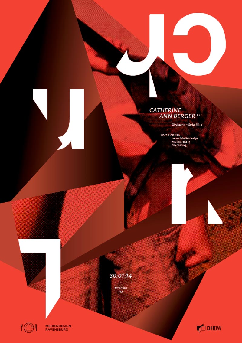 視覺沖擊海報，三維視角海報設計