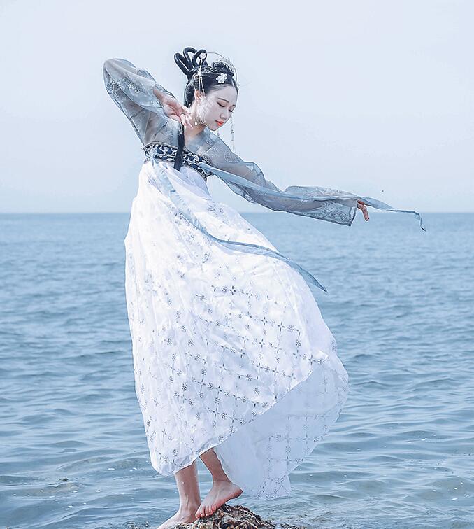 漢服齊胸襦裙，日常清新仙女裙