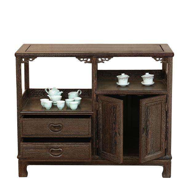 明清古典雞翅木柜子，中式仿古實木原木儲物柜