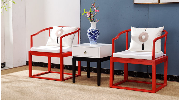 仿古太師椅，實(shí)木中式官帽椅子