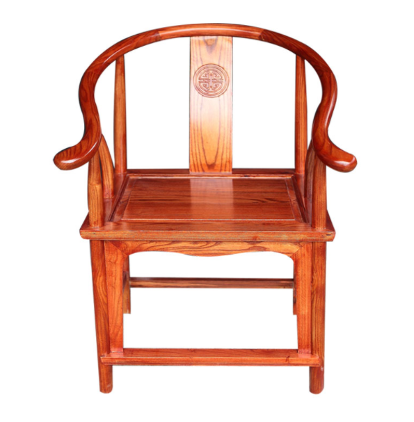 四款中式官帽椅，仿古浮雕實木椅子