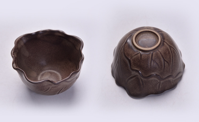 原創(chuàng)陶瓷泡茶自動茶具，佛手蓮花功夫茶具