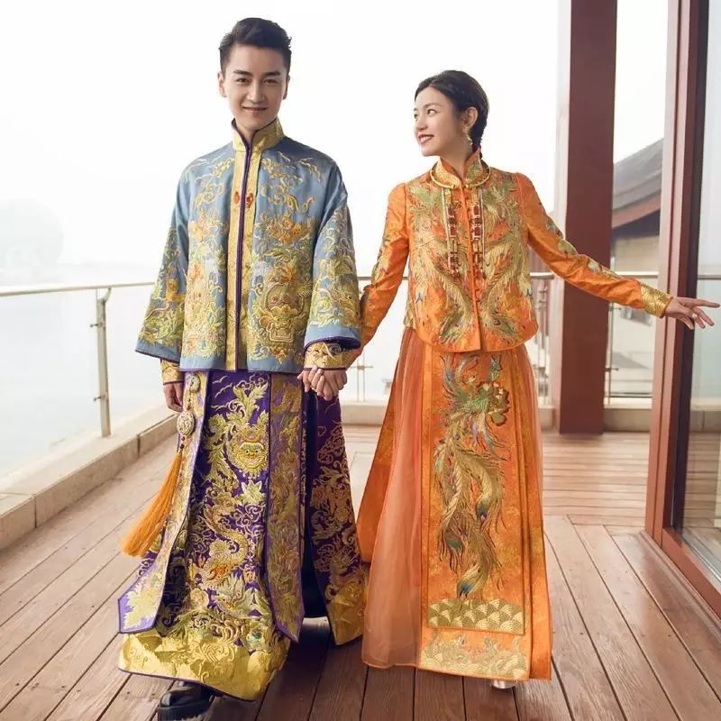 中式婚禮，走心的明星禮服