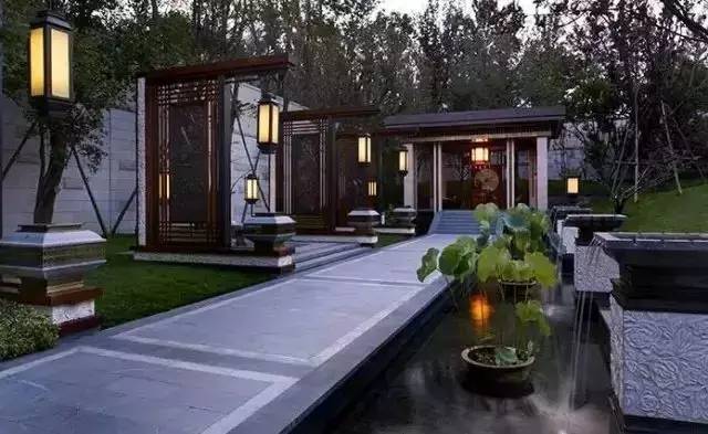 論新中式建筑中的景觀手法，傳統(tǒng)藝術(shù)構(gòu)造