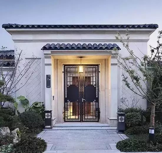 100個(gè)新中式入口，中國新中式建筑的精髓