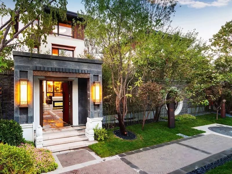 100個(gè)新中式入口，中國新中式建筑的精髓