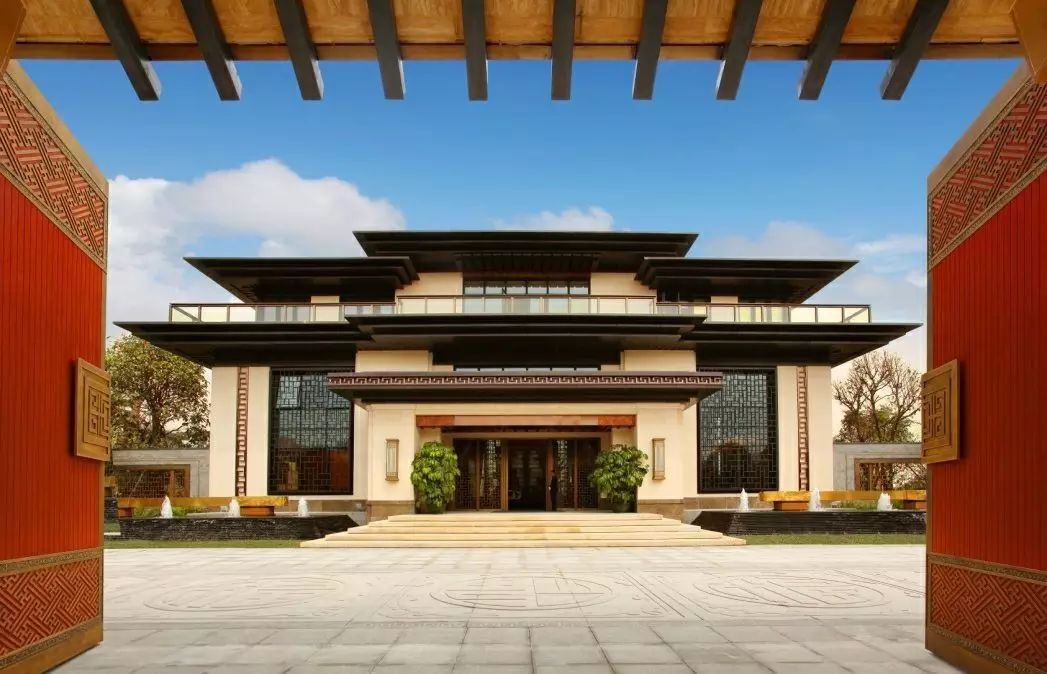 100個(gè)新中式入口，中國(guó)新中式建筑的精髓