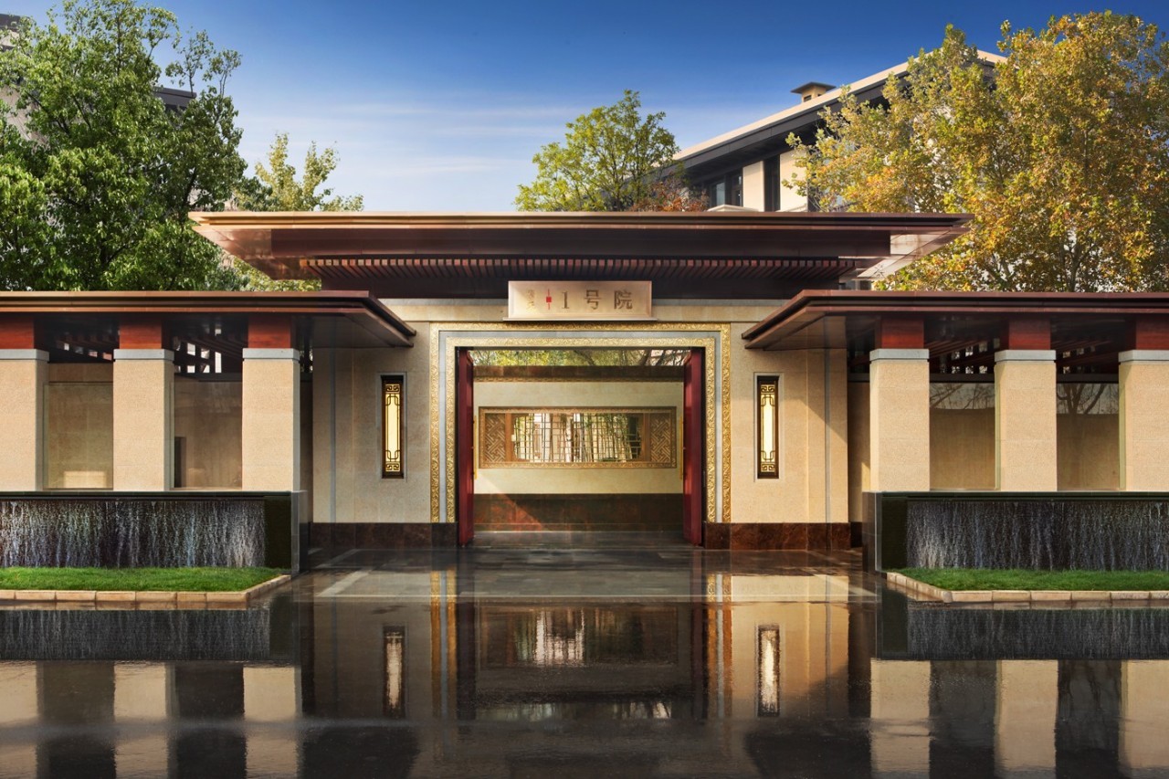 100個(gè)新中式入口，中國(guó)新中式建筑的精髓