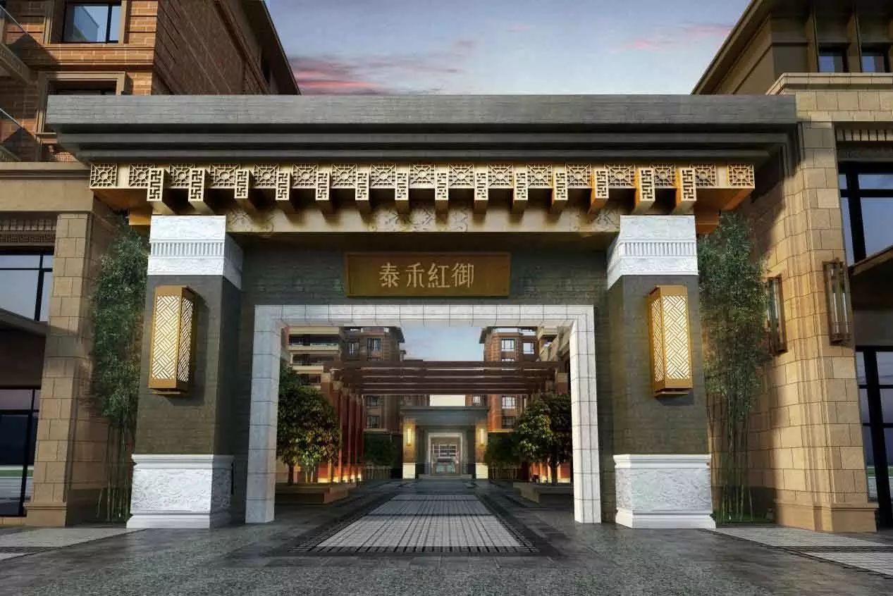 100個(gè)新中式入口，中國(guó)新中式建筑的精髓