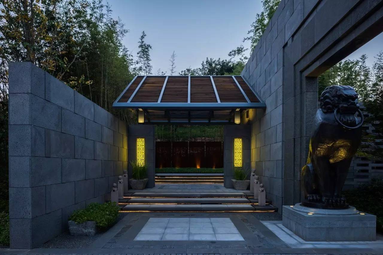 100個(gè)新中式入口，中國(guó)新中式建筑的精髓