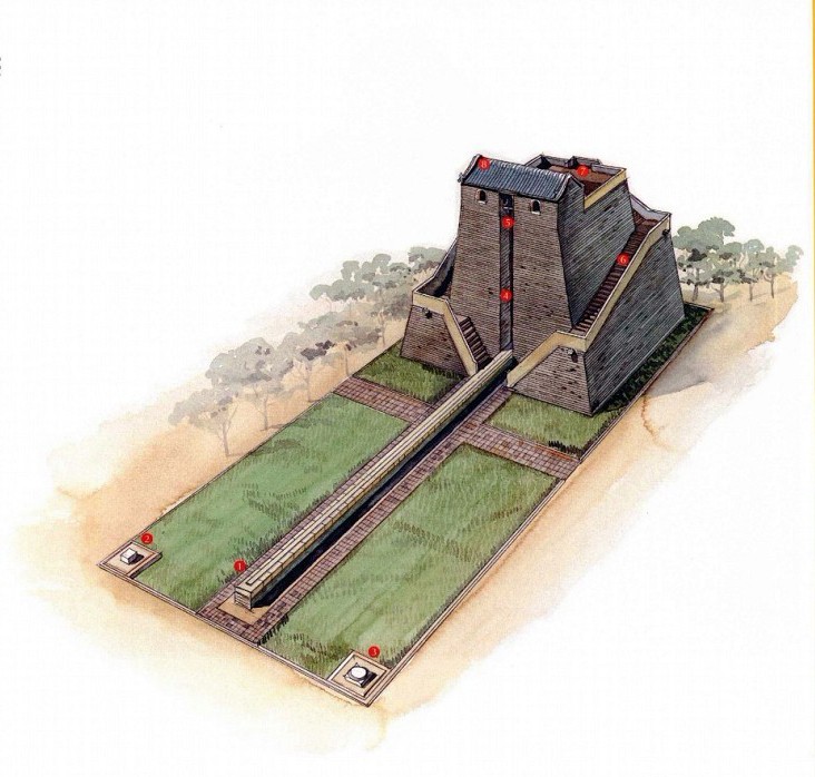 穿墻透壁，手繪中國古代經(jīng)典古建筑