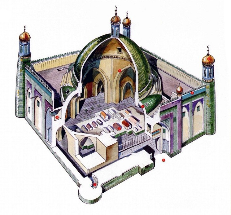 穿墻透壁，手繪中國(guó)古代經(jīng)典古建筑
