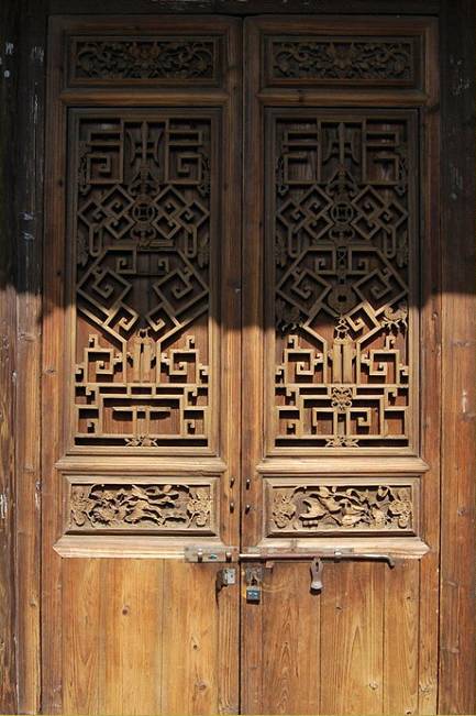 古建筑的眼睛，花樣隔窗