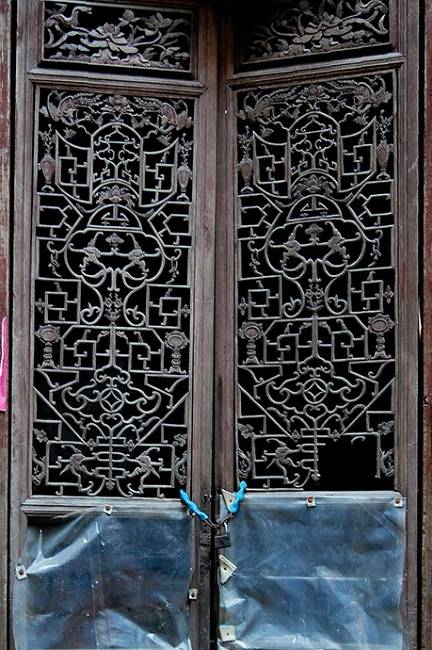 古建筑的眼睛，花樣隔窗