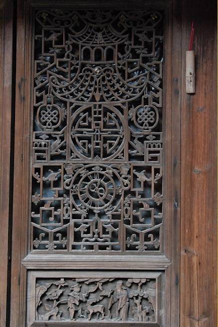 古建筑的眼睛，花樣隔窗