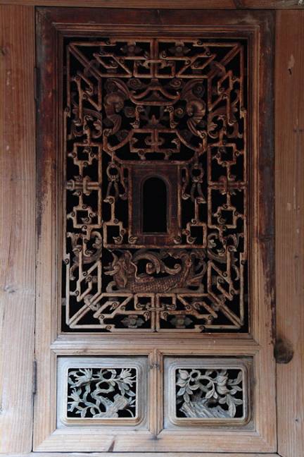 古建筑的眼睛，花樣隔窗